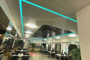 Заказать натяжные потолки с подсветкой