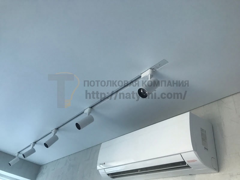 Белые матовые потолки в спальню Ногинск