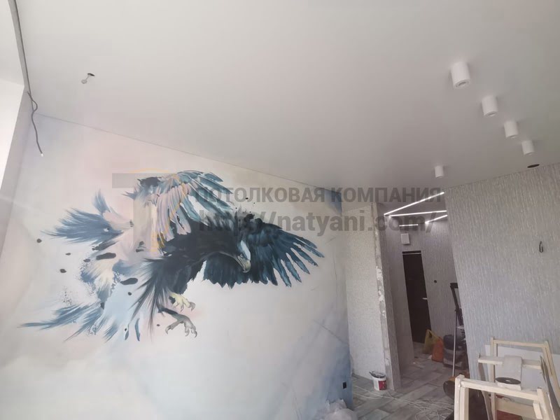 Натяжные потолки матовые для квартиры под ключ