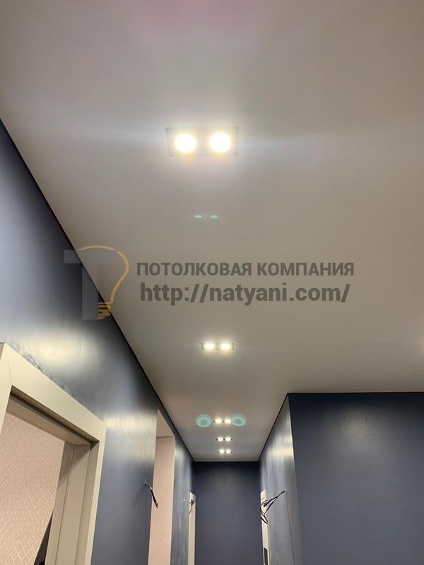 Теневой потолок в гостиной Ногинск