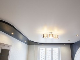 Двухуровневые натяжные потолки купить